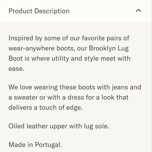 NWOT Jenni Kayne Brooklyn Lug Boot- Color Walnut - Picture 4 of 8